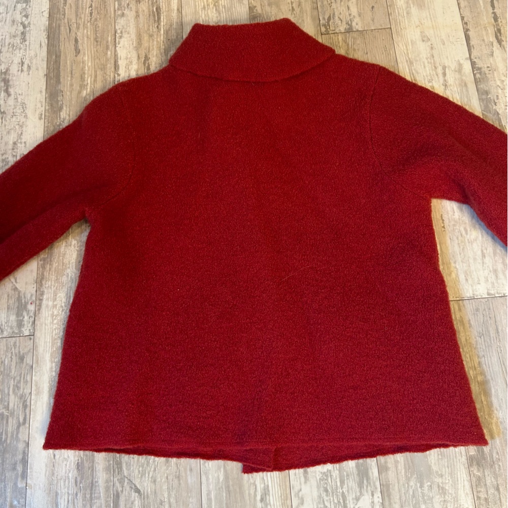 L.L. Bean Boiled Wool Cardigan Jacket - Picture 5 of 12